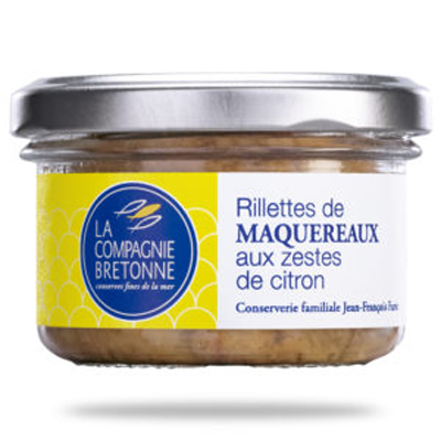 Verrine de Rillettes de Maquereaux aux zestes de citron