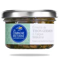 Emietté de thon blanc Germon à l'algue de Wakamé